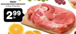 Colemans Fresh shoulder picnic pork roast offer