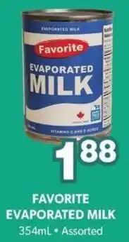 Colemans Favorite evaporated milk offer