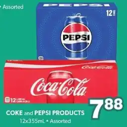 Colemans Coke and Pepsi products offer