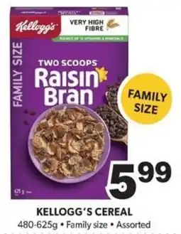 Colemans Kellogg's Cereal offer