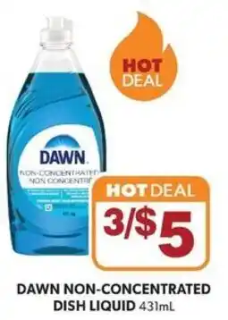 Colemans Dawn non-concentrated dish liquid offer