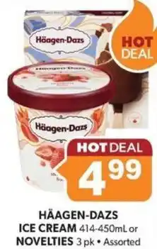 Colemans Häagen-dazs ice cream or novelties offer