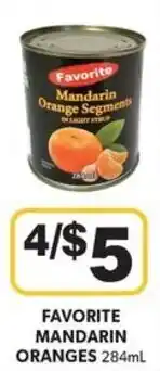 Colemans Favorite mandarin oranges offer