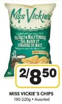 Colemans Miss vickie's chips offer