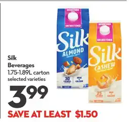 Longo's Silk Beverages offer