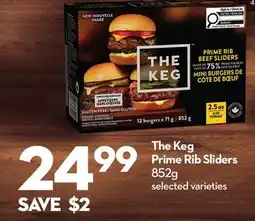 Longo's The Keg Prime Rib Sliders offer