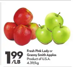 Longo's Fresh Pink Lady or Granny Smith Apples offer