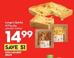 Longo's Longo's Quiche offer