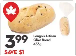 Longo's Longo's Artisan Olive Bread offer