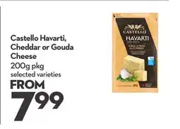 Longo's Castello Havarti, Cheddar or Gouda Cheese offer