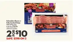 Longo's Schneiders Bacon or Fully Cooked Strips offer