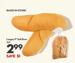 Longo's Longos 9 Sub Buns offer