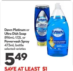 Longo's Dawn Platinum or Ultra Dish Soap 896mL-1.12L or Powerwash Spray 473mL offer