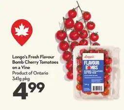 Longo's Longo's Fresh Flavour Bomb Cherry Tomatoes on a Vine offer