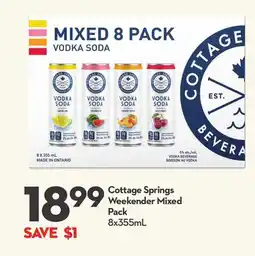 Longo's Cottage Springs Weekender Mixed Pack offer