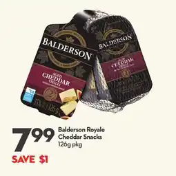 Longo's Balderson Royale Cheddar Snacks offer
