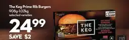 Longo's The Keg Prime Rib Burgers offer