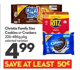 Longo's Christie Family Size Cookies or Crackers offer