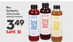 Longo's Rise Kombucha offer