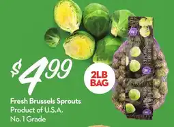 Longo's Fresh Brussels Sprouts offer
