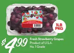 Longo's Fresh Strawberry Grapes offer