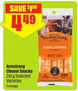 FreshCo Armstrong Cheese Snacks 210 g Selected Varieties offer