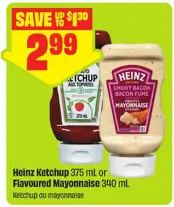 FreshCo Heinz Ketchup 375 mL or Flavoured Mayonnaise 340 mL offer