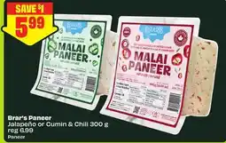 FreshCo Brar's Paneer Jalapeño or Cumin & Chilli offer
