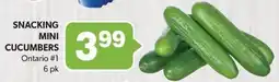 Colemans Snacking mini cucumbers offer