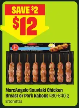 FreshCo MarcAngelo Souvlaki Chicken Breast or Pork Kabobs offer