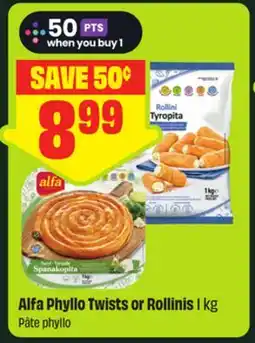FreshCo Alfa Phyllo Twists or Rollinis offer