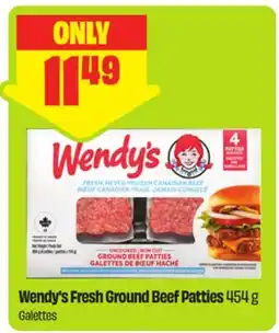 FreshCo Wendy's Fresh Ground Beef Patties offer