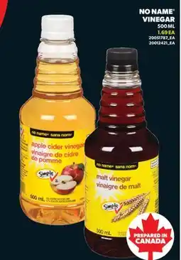 Real Canadian Superstore NO NAME VINEGAR offer