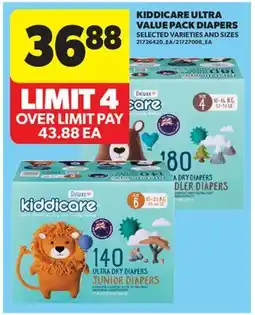 Real Canadian Superstore KIDDICARE ULTRA VALUE PACK DIAPERS offer