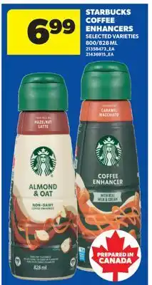 Real Canadian Superstore STARBUCKS COFFEE ENHANCERS, 800/828 ML offer