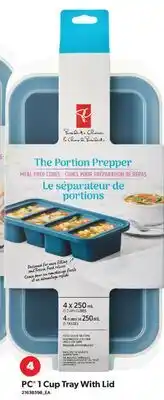 Real Canadian Superstore PC 1 CUP TRAY WITH LID offer