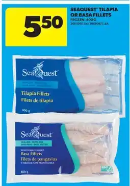Real Canadian Superstore SEAQUEST TILAPIA OR BASA FILLETS offer
