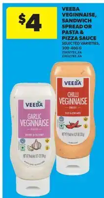 Real Canadian Superstore VEEBA VEGGINAISE, SANDWICH SPREAD OR PASTA & PIZZA SAUCE offer