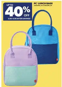 Real Canadian Superstore PC LUNCH BAGS offer
