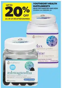 Real Canadian Superstore YOUTHEORY HEALTH SUPPLEMENTS offer