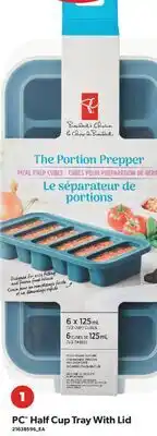 Real Canadian Superstore PC HALF CUP TRAY WITH LID offer