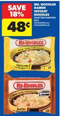 Real Canadian Superstore MR. NOODLES RAMEN INSTANT NOODLES, 6 - 24 Packs offer