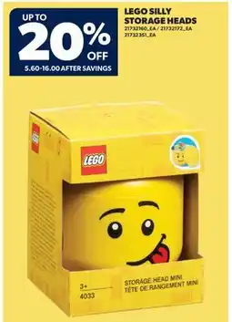Real Canadian Superstore LEGO SILLY STORAGE HEADS offer