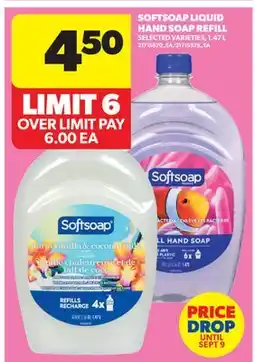 Real Canadian Superstore SOFTSOAP LIQUID HAND SOAP REFILL, 1 L - 677 ML offer
