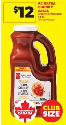 Real Canadian Superstore PC EXTRA CHUNKY SALSAS offer