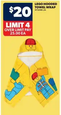 Real Canadian Superstore LEGO HOODED TOWEL WRAP offer