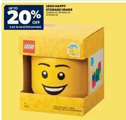 Real Canadian Superstore LEGO HAPPY STORAGE HEADS offer