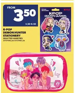 Real Canadian Superstore K-POP DEMON HUNTER STATIONERY offer