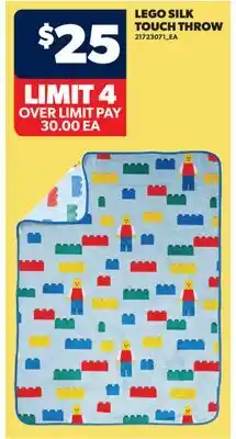 Real Canadian Superstore LEGO SILK TOUCH THROW offer
