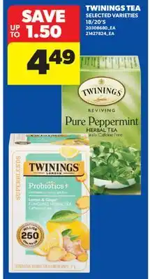 Real Canadian Superstore TWININGS TEA, 18-27'S offer